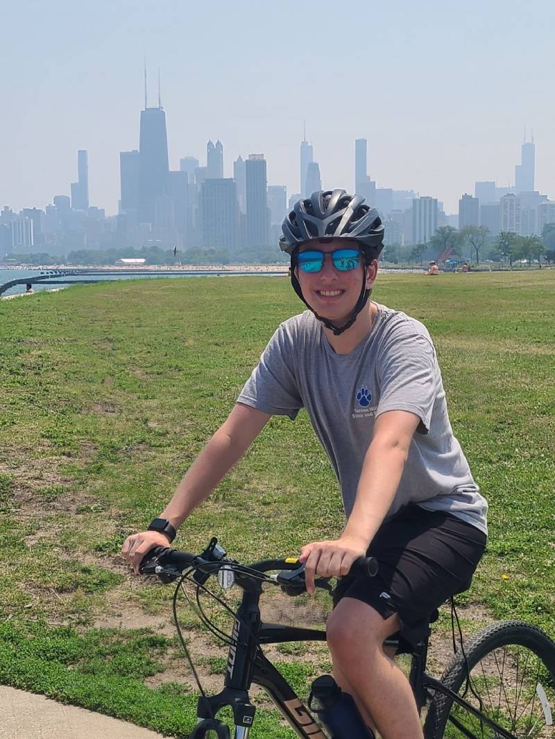 Biking in Chicago