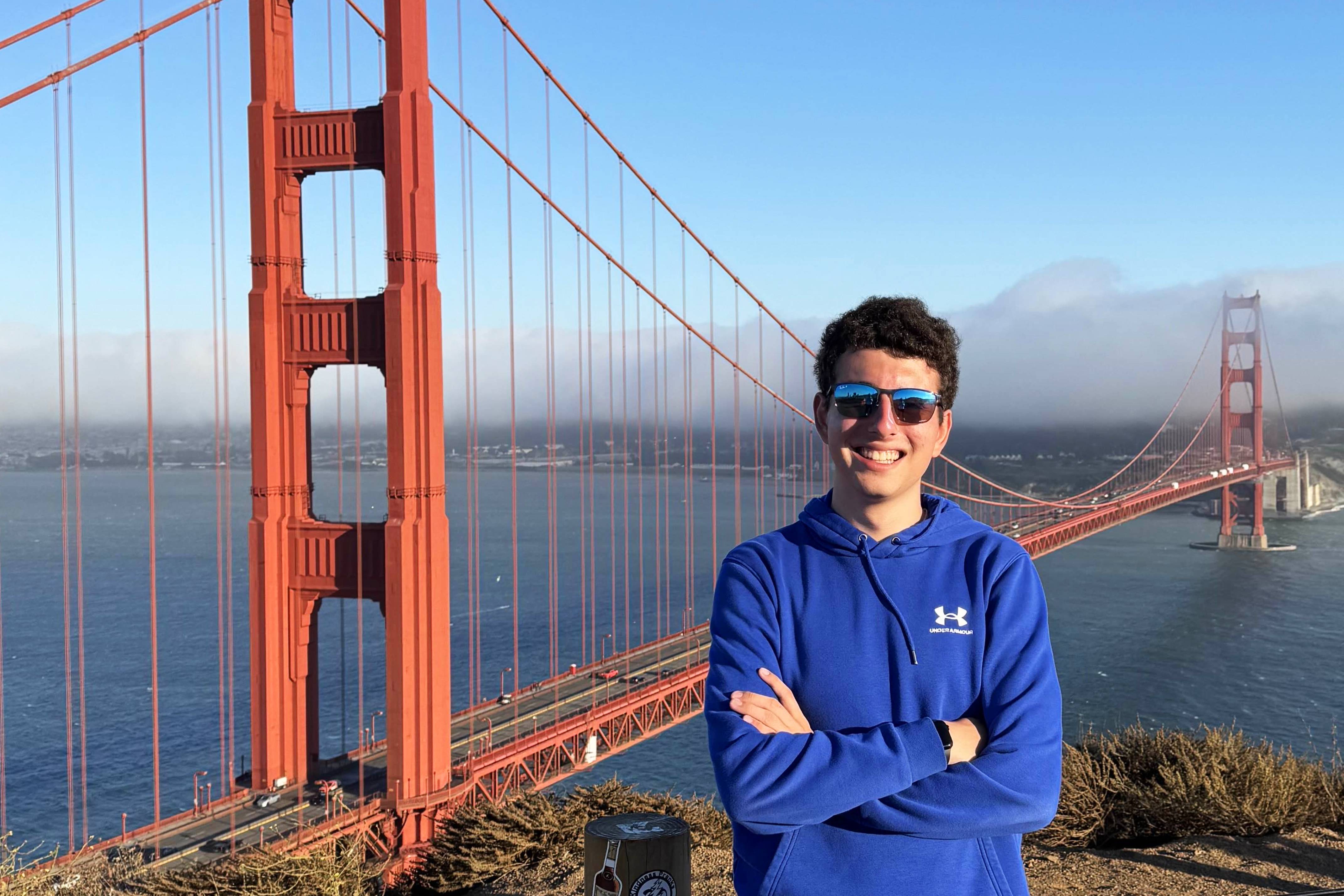 Andrew Schulman at Golden Gate Bridge